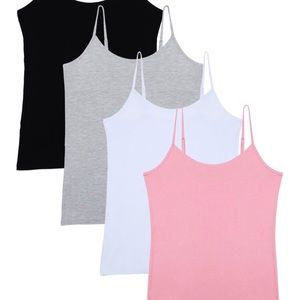 Comfortable spaghetti tank top Navi blue